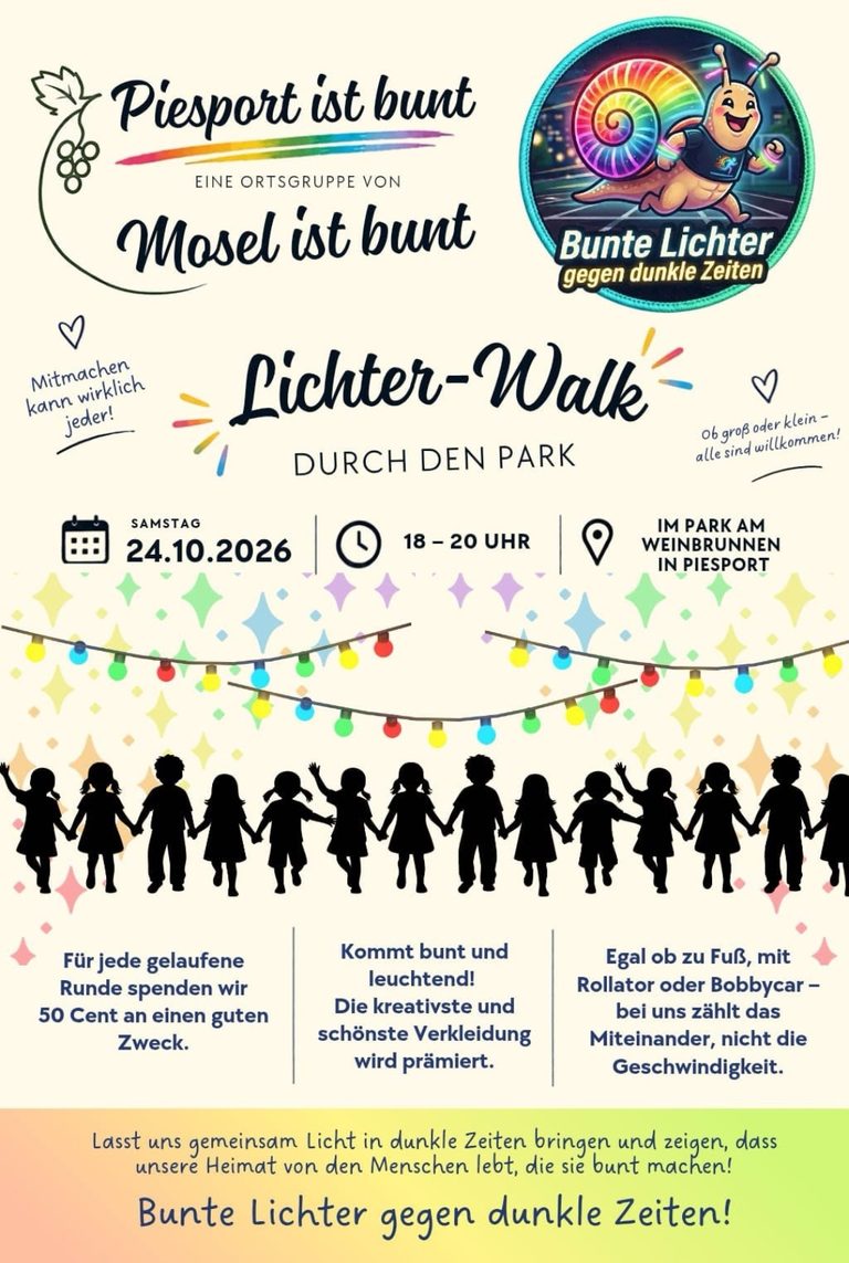 Lichter-Walk in Piesport